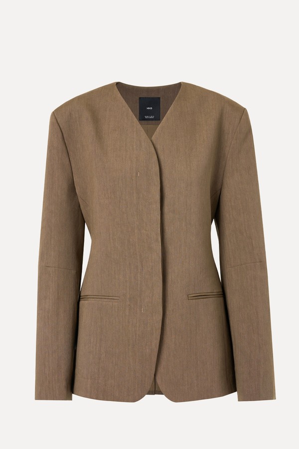 Seamless Linen Suit Blazer