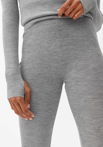 Ribbed Wool Blend Leggings from Arket