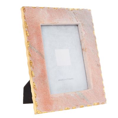 Pink & Gold Stone Photo Frame