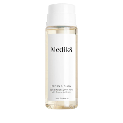 Press & Glow Daily Exfoliating PHA Tonic with Enzyme Activator from Medik8