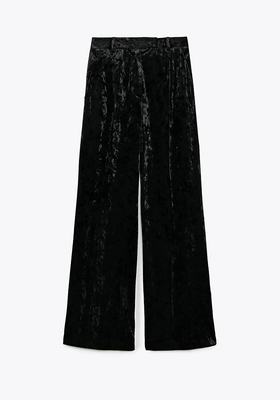 Masculine Velvet Trousers from Zara