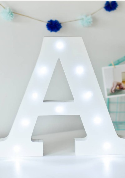 White Light Up Letters  from The Letteroom