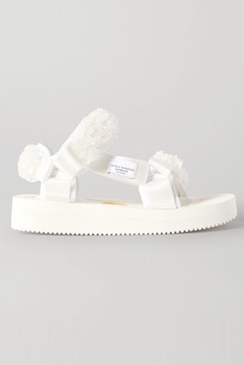 Maria Embellished Canvas Sandals from Cecilie Bahnsen