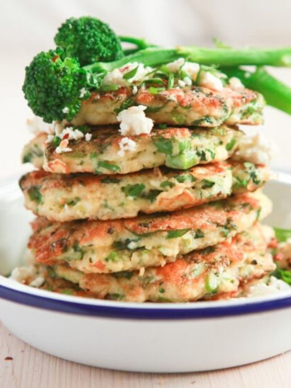 Tenderstem Broccoli Couscous Pancakes