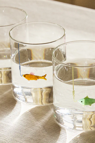 Borosilicate Fish Tumbler from  Zara Home