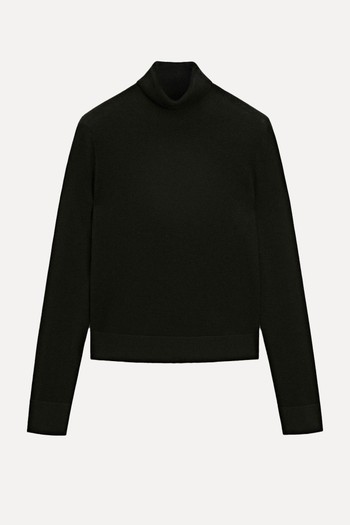 High Neck Knit Jumper from Massimo Dutti