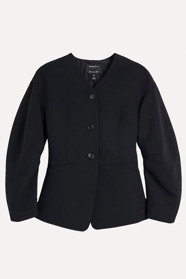 Puffed Sleeve Tailored Blazer from RIVER ISLAND