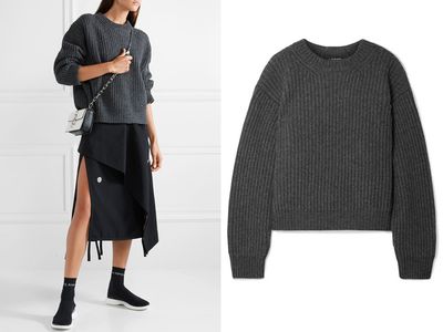 Oversized Ribbed Wool Sweater from Acne Studios