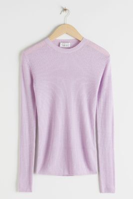 Linen Silk Blend Sweater from & Other Stories