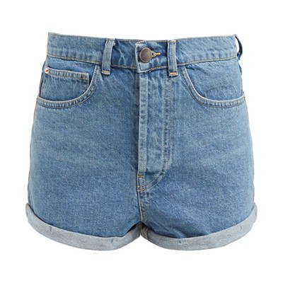 Low Cut-off Denim Shorts from Raey