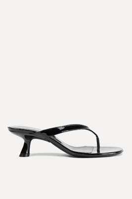 Beep Patent-Leather Sandals from Simon Miller