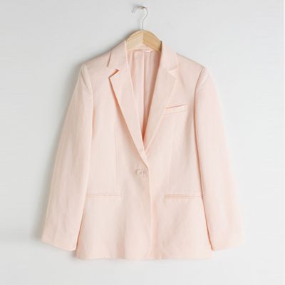 Linen Blend Blazer from & Other Stories