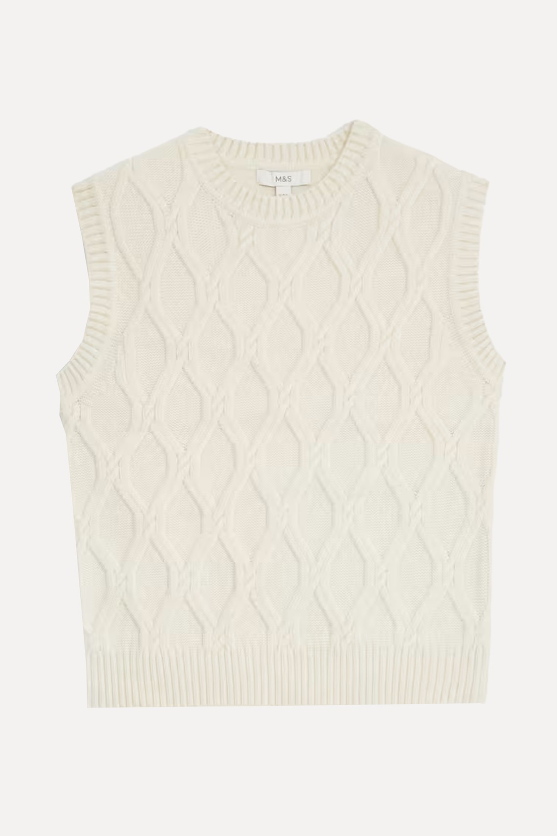 Cloud-Yarn Textured Knitted Vest from Marks & Spencer