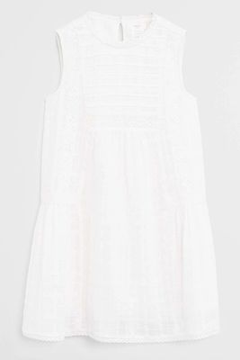 Embroidered Detail Dress from Mango