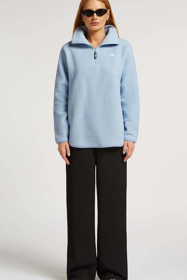 Lennox Half-Zip Soft Sage Fleece