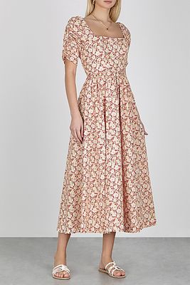 She’s A Dream Floral-Print Cotton Midi Dress from Free People