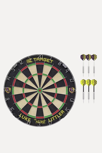 Luke Littler Dartboard & Darts Set from Target