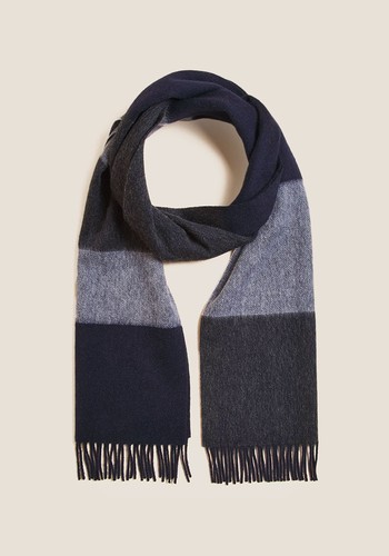 Merino Colourblock Scarf 