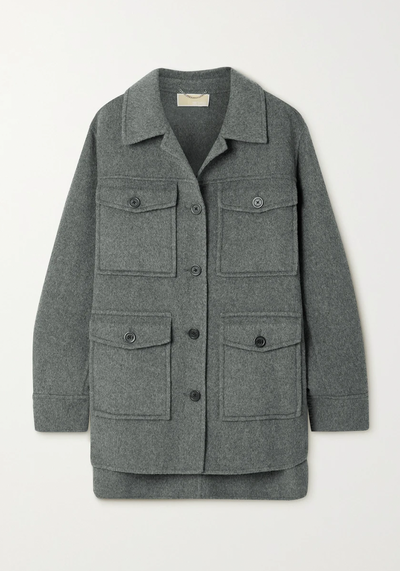 Oversized Wool-Blend Jacket from Michael Michael Kors