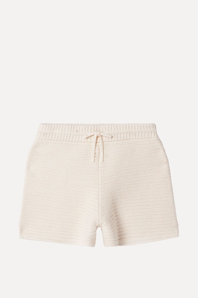 Jane Crocheted Cotton-Blend Shorts from LA LIGNE