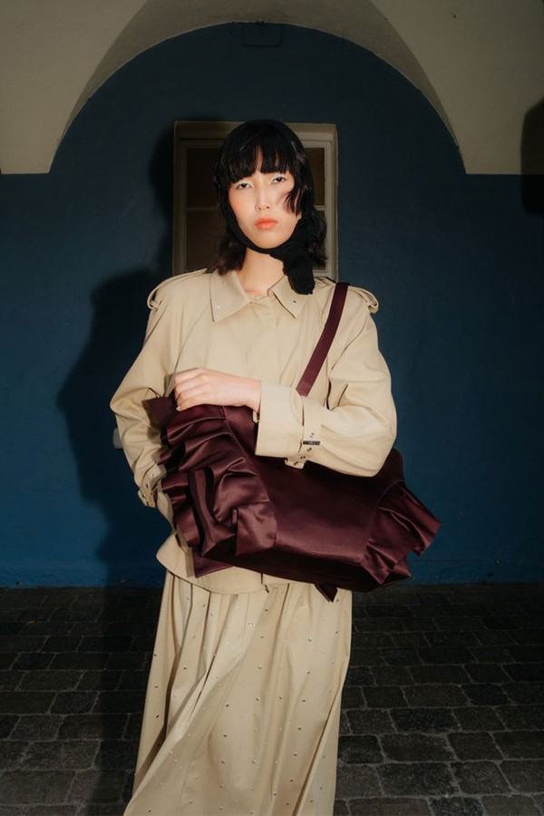 Frill Shopper Bag
