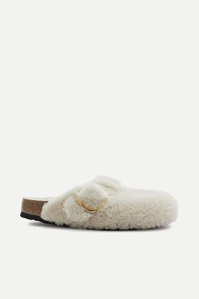 Boston Teddy Shearling Sliders from Birkenstock