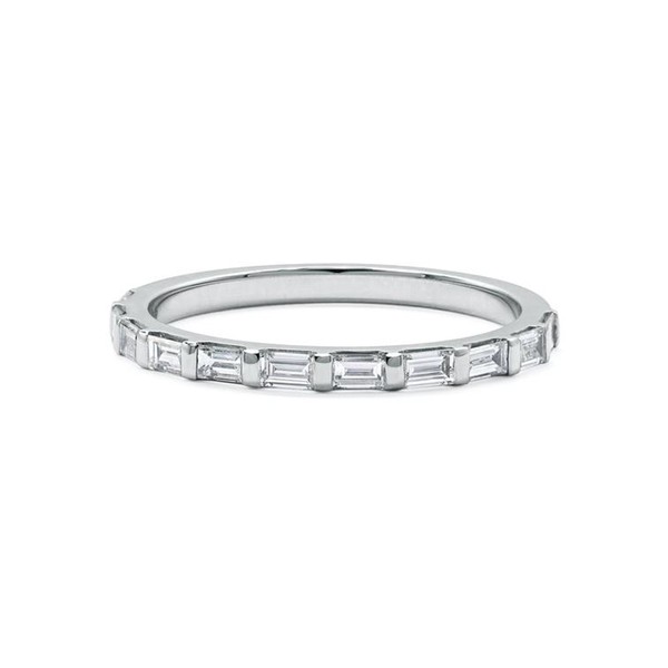 Baguette Diamond Wedding Band from Rachel Boston
