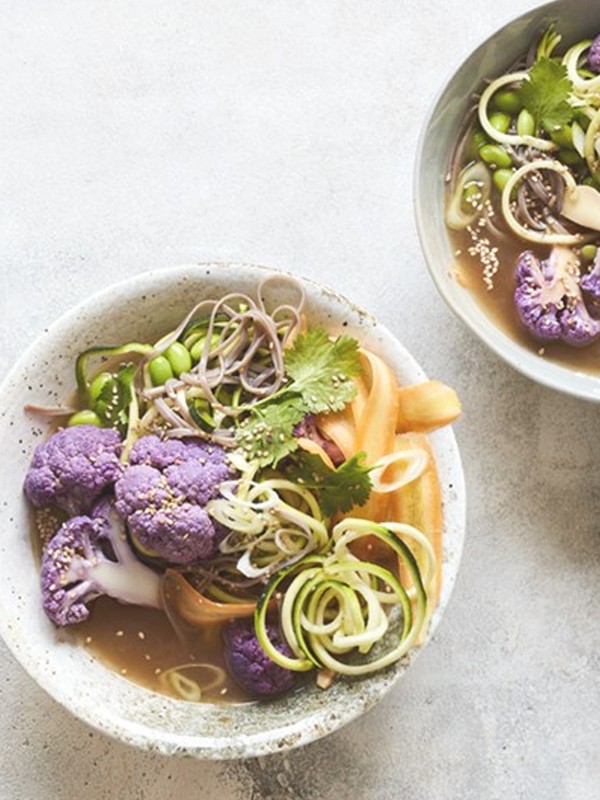 Dan Dan Cauliflower Soup