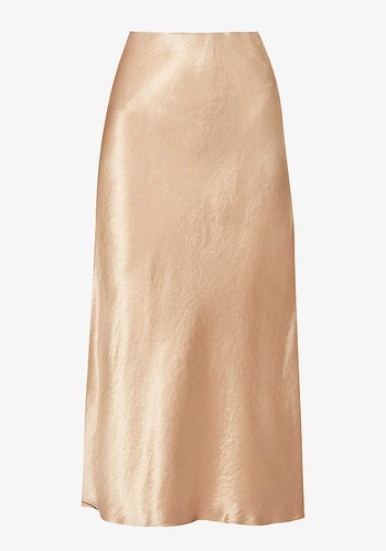 Alessio Satin-crepe Midi Skirt from Max Mara