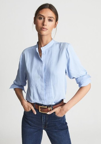 Pleated Bib Dinner Shirt from Reiss