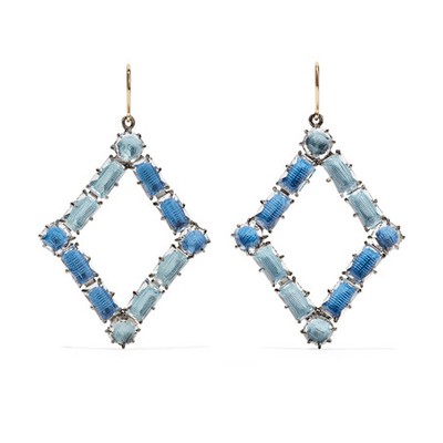 Dipped Quartz Earrings from Larkspur & Hawk