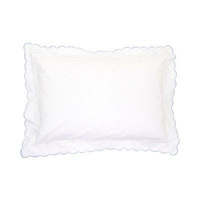 Scalloped Edge Oxford Pillowcase from Sarah.K