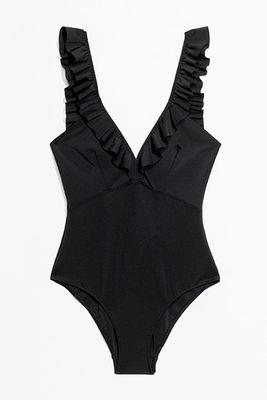 Ruffle Plunge Swimsuit from & Other Stories
