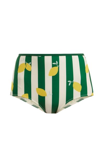 Lemon Print Bikini Briefs from Solid & Striped