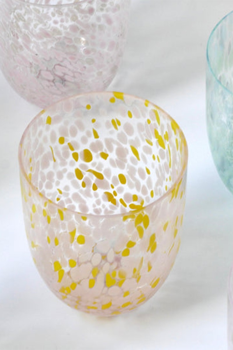 Confetti Glass Tumbler from Marla & Primrose