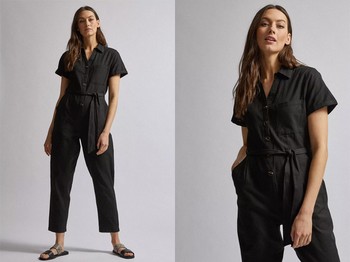 Black Utility Jumpsuit