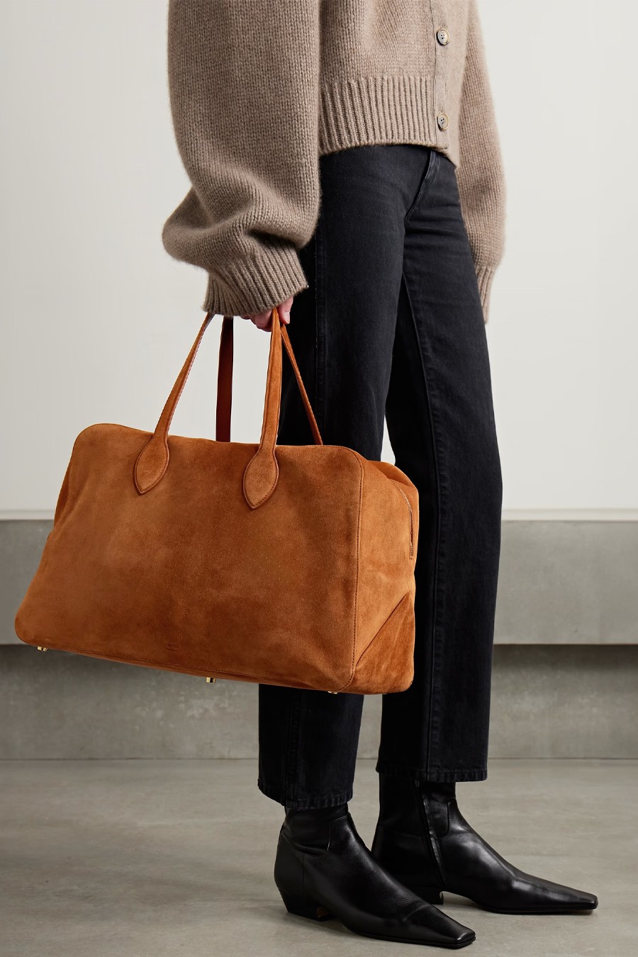 Weekender Large Suede Tote from Khaite
