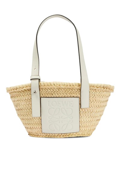 Small Leather Trimmed Basket Tote from Loewe