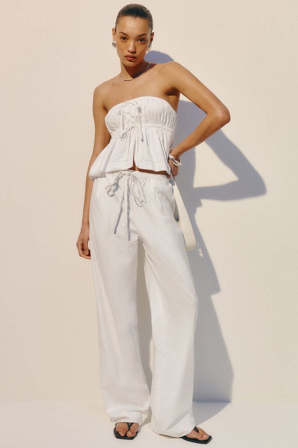 Micah Poplin Pants from Reformation