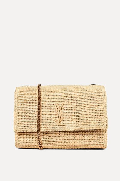 Niki Medium Chain Raffia Bag from Saint Laurent