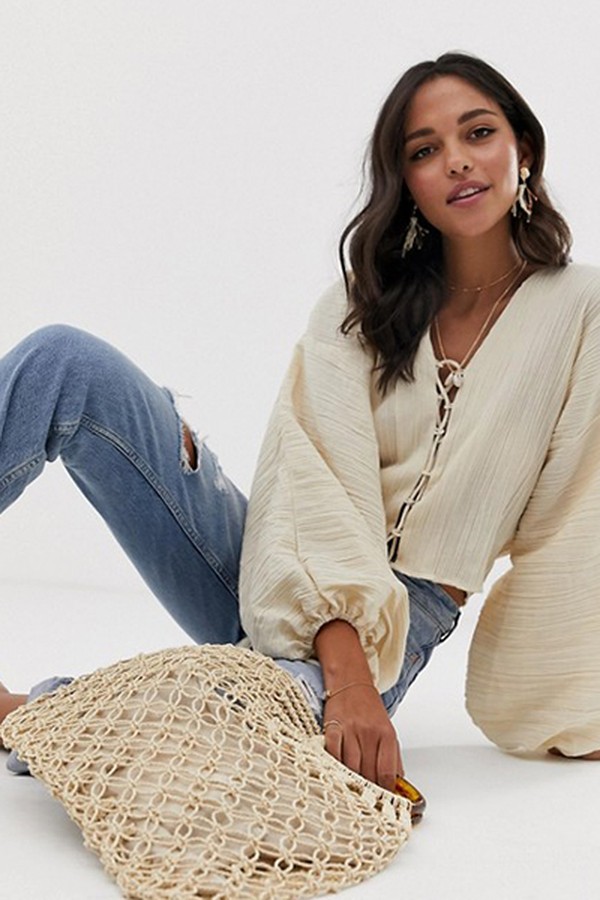 Crinkle Top from ASOS Design