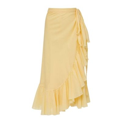 Ruffle Cotton Wrap Skirt from Loup Charmant