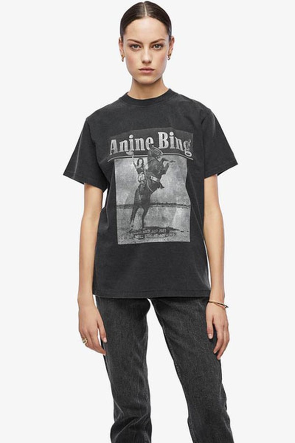 Lili Tee Wild & Free Washed Black