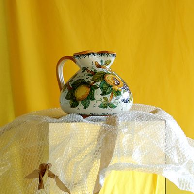 White Fruit Jug