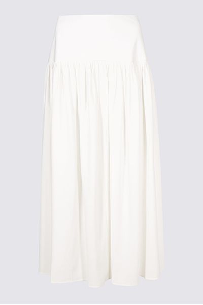 Drop Waist Maxi Skirt