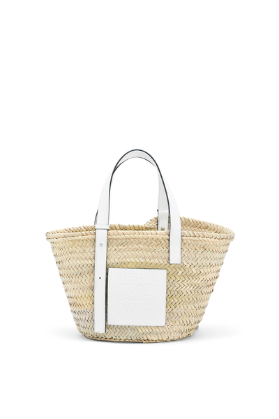 Basket Bag In Palm Leaf & Calfskin from Loewe
