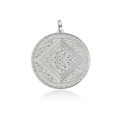 Marie Mini Pendant Charm Sterling Silver