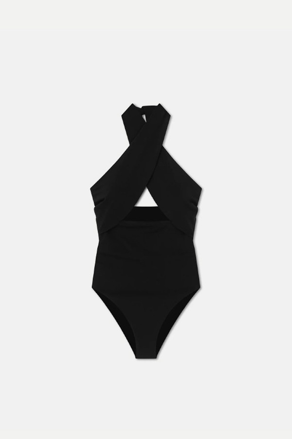 Crossover Halterneck Swimsuit from Milana