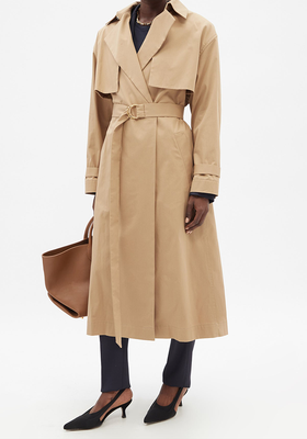 Organic Cotton- Blend Trench Coat  from Another Tomorrow 