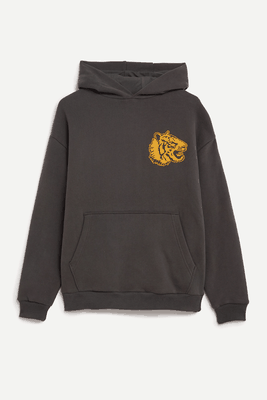 Cotton Rich Tiger Hoodie  from Marks & Spencer